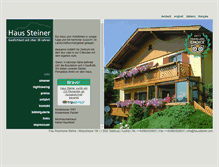 Tablet Screenshot of haussteiner.com